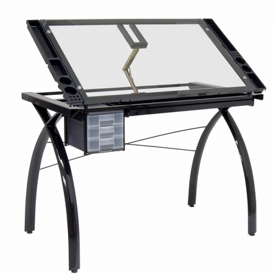 Studio Designs Futura craft station black/ clear Studio Designs Futura craft station black/ clear