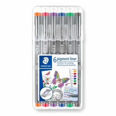 Staedtler Fineliner Staedtler 0.3mm-6st.  Staedtler Fineliner Staedtler 0.3mm-6st.