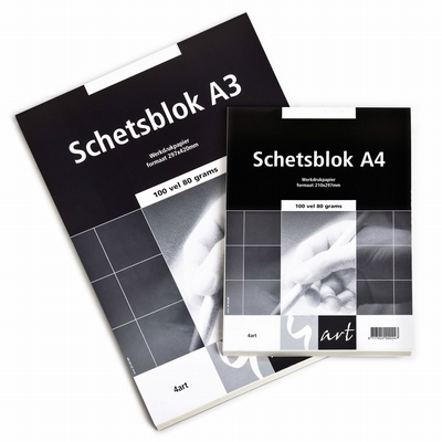 4Art schetsblok 4art 80gr.