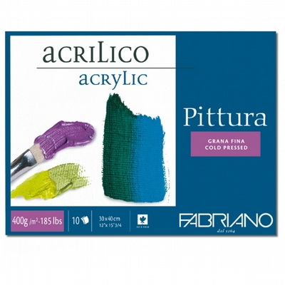 Fabriano acrylverfblok fabriano pittura 400gr.