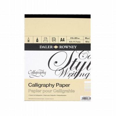 Daler Rowney Kalligrafie blok A4 90 grs Daler Rowney 