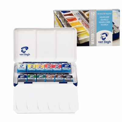 van Gogh Van Gogh set metaal 12 halve napjes