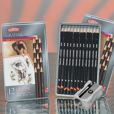 Derwent Grafietpotloden 12 stuks set 9B-H Derwent