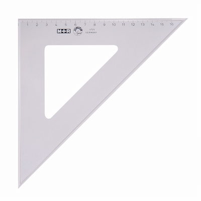 Mobius + Ruppert Driehoek 25 cm 45 graden Mobius + Ruppert 4725