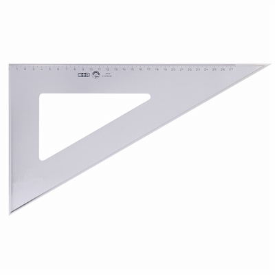 Mobius + Ruppert Driehoek 25 cm 60 graden Mobius + Ruppert 6225