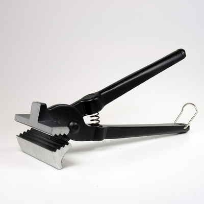 Merkloos Spantang zwart aluminium met 63 mm bek 