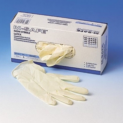 Merkloos Handschoenen latex klein 6-7 (S)