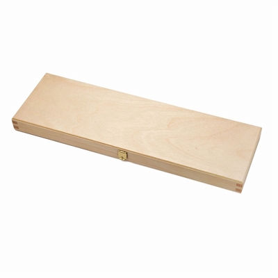 Merkloos Penselendoos hout 26,5x7,5x3,5 cm