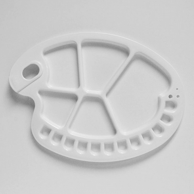 Merkloos Palet plastic 25x35 cm met 17 bakjes