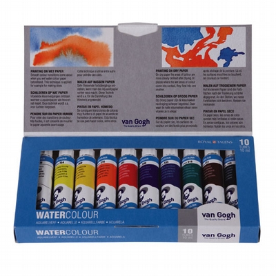 van Gogh Aquarelverf 10 tubes 10 ml set Van Gogh 