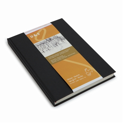 Hahnemuhle Schetsboek A4 140 grs zwarte kaft Hahnemuhle