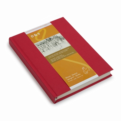 Hahnemuhle Schetsboek A4 140 grs rode kaft Hahnemuhle