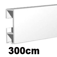 Artitec Ophangrail 3 meter wit gelakt Clickrail