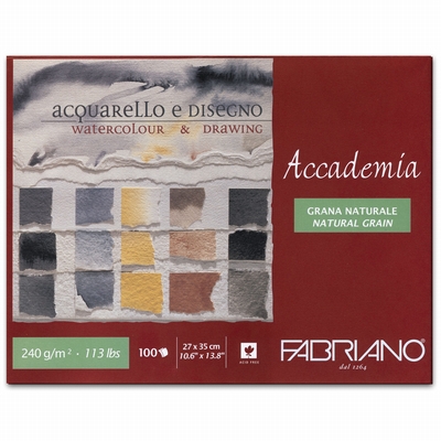 Fabriano Teken blok 27x35 cm 240 grs 100 vel Fabriano Accademia