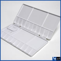 Merkloos Palet plastic 10x20/20x20 cm uitklapbaar met duimgat