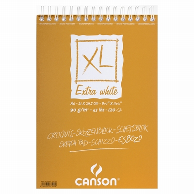 Canson Schetspapier Canson XL Extra White 120 vel A4