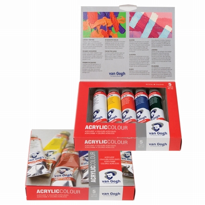 Van Gogh Acrylverf 5 tubes 40 ml set Van Gogh
