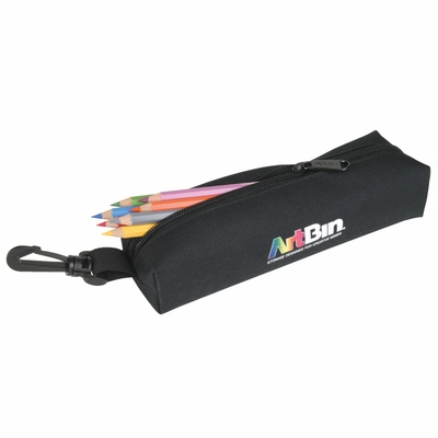 Artbin Potlodenetui 21x5x7 cm van zwart imitatietextiel Artbin