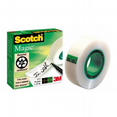 3M Plakband onzichtbaar 19mmx33m 3M Scotch 