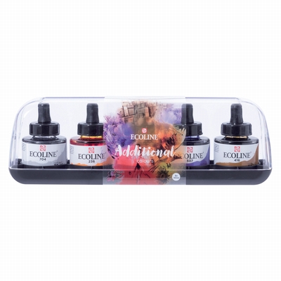 Talens Ecoline set additional 5 x 30ml