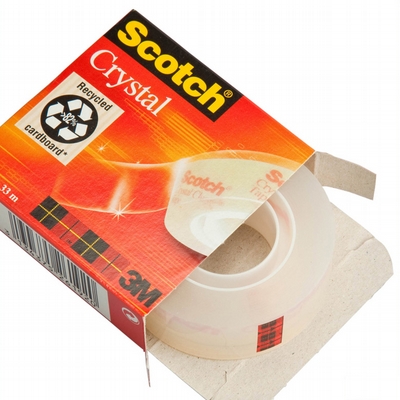 3M Plakband glashelder 19mmx33m 3M Crystal Clear 600 