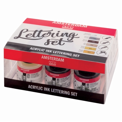 Amsterdam Amsterdam acrylic ink handlettering set 6x30ml