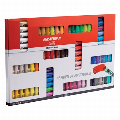 Amsterdam Acrylverf 72 tubes 20ml set Amsterdam