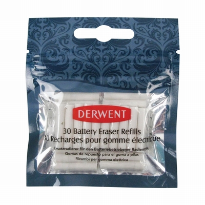 Derwent Derwent 30 gummetjes voor elek. gum