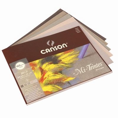 Canson pastelblok Canson grijstinten 160gr.