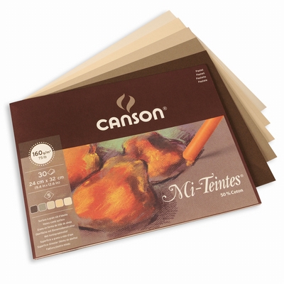 Canson pastelblok Canson aardetinten 160gr.