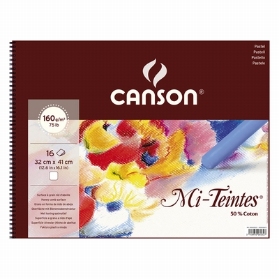 Canson Pastelblok 32x41 cm 160 grs wit Canson Mi-Teintes