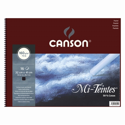 Canson Pastelblok 32x41 cm 160 grs zwart Canson Mi-Teintes