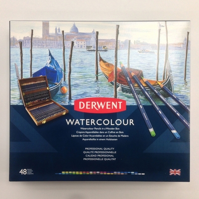 Derwent Derwent Watercolour 48st. houten kist