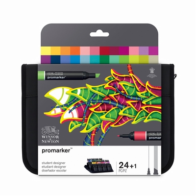 Winsor&Newton Promarker™Student Designer 24+1 set