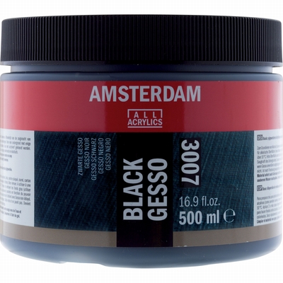 Amsterdam Amsterdam gesso zwart 500ml