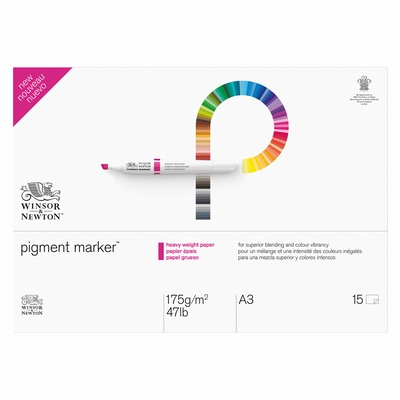 Winsor&Newton W&N bleedproof markerpapier 175grs. A3 