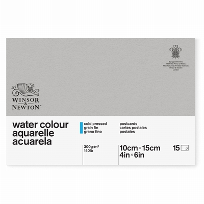 Winsor&Newton Classic postkaartblok cold pressed W&N 10x15cm