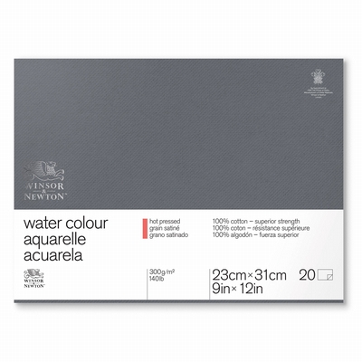 Winsor&Newton Professional aquarelblok W&N hot pressed 23x31cm