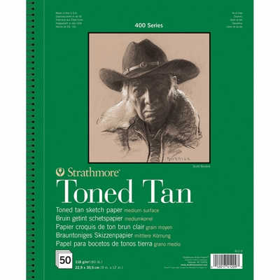 Strathmore Strathmore schetsblok toned tan 22,9x30,5cm