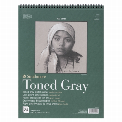 Strathmore Strathmore schetsblok toned gray 27,9x35,6 cm