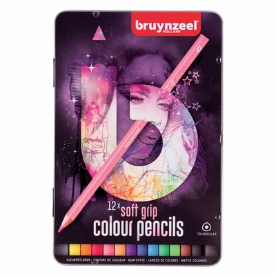 Bruynzeel Bruynzeel soft grip 12st. roze blik