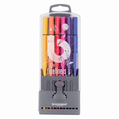 Bruynzeel Bruynzeel fineliner set 12st.