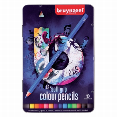 Bruynzeel Bruynzeel soft grip 12st. blauw blik