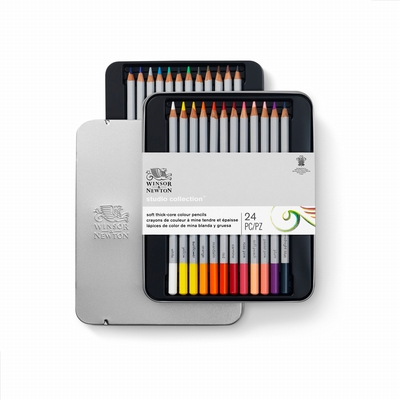 Winsor&Newton Studio collection colour pencils Winsor&Newton 24 set