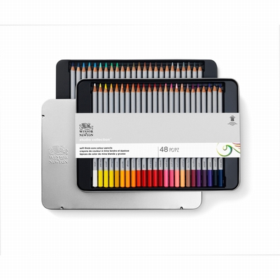 Winsor&Newton Studio collection colour pencils Winsor&Newton 48 set