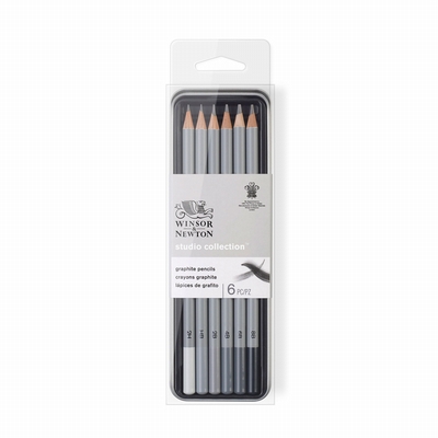 Winsor&Newton Winsor & Newton studio collection grafietpotloden 6st. 