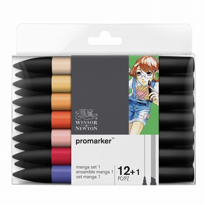 Winsor&Newton Promarker™Manga 1 12+1 