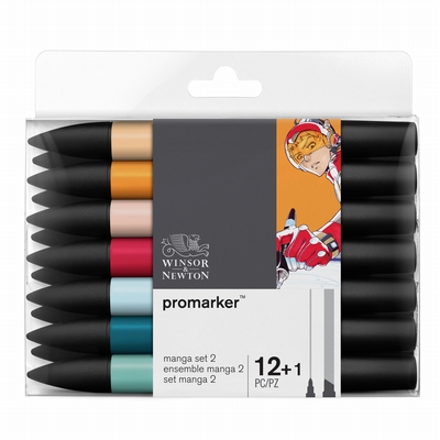 Winsor&Newton Promarker™Manga 2 12+1 