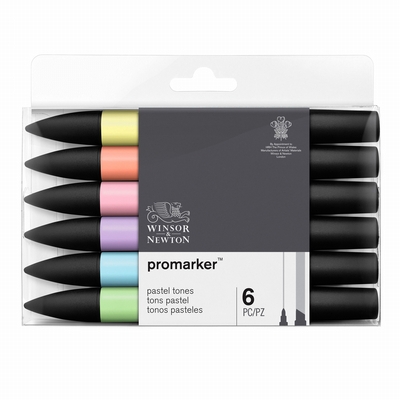Winsor&Newton Promarker™Pastel tones 6 set