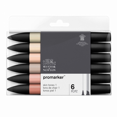 Winsor&Newton Promarker™Skin tones 6st. set 1